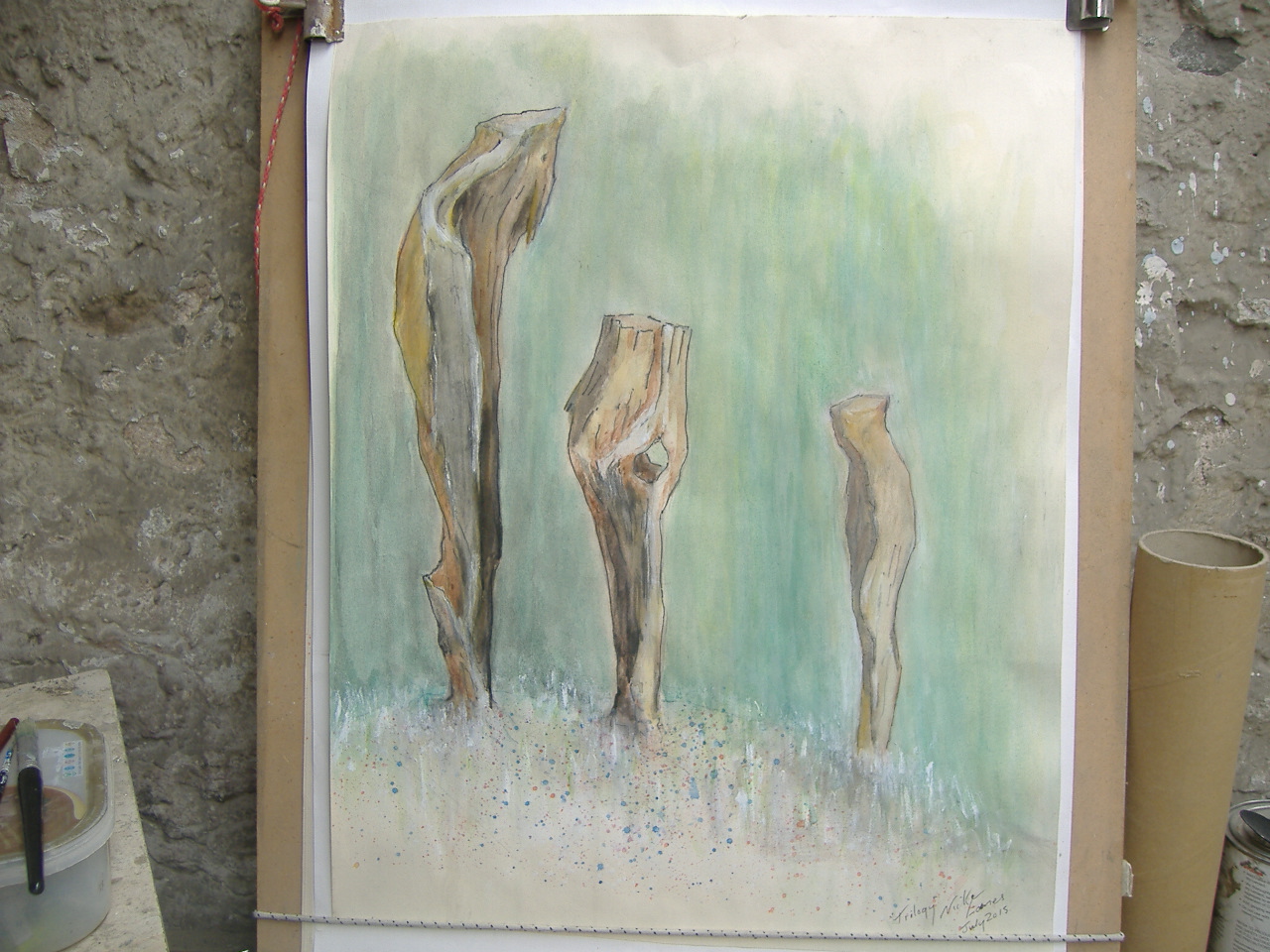 Dry stone walls Jones July 2015 057